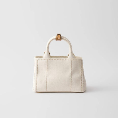 Prada Jardinière Mini Linen Blend Bag - BEAUTY BAR