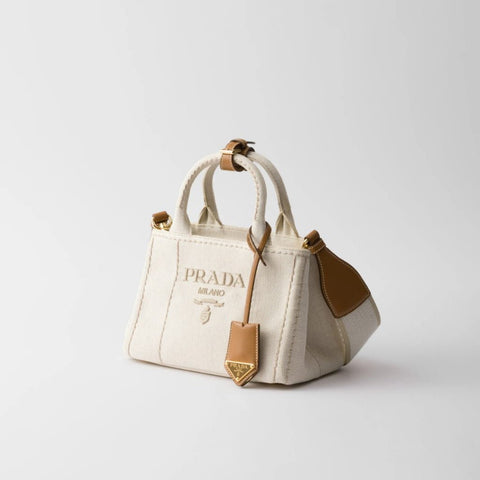 Prada Jardinière Mini Linen Blend Bag - BEAUTY BAR