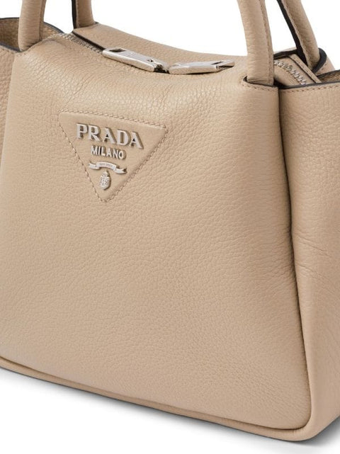 Prada Logo-Lettering Top-Handle Bag - BEAUTY BAR