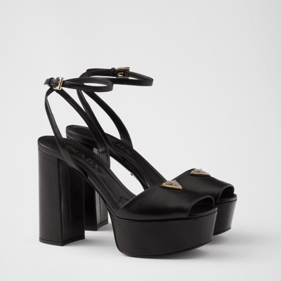 Prada Nappa Leather Platform Sandals
