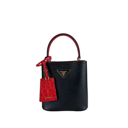 Prada Panier Small Saffiano Leather Bag