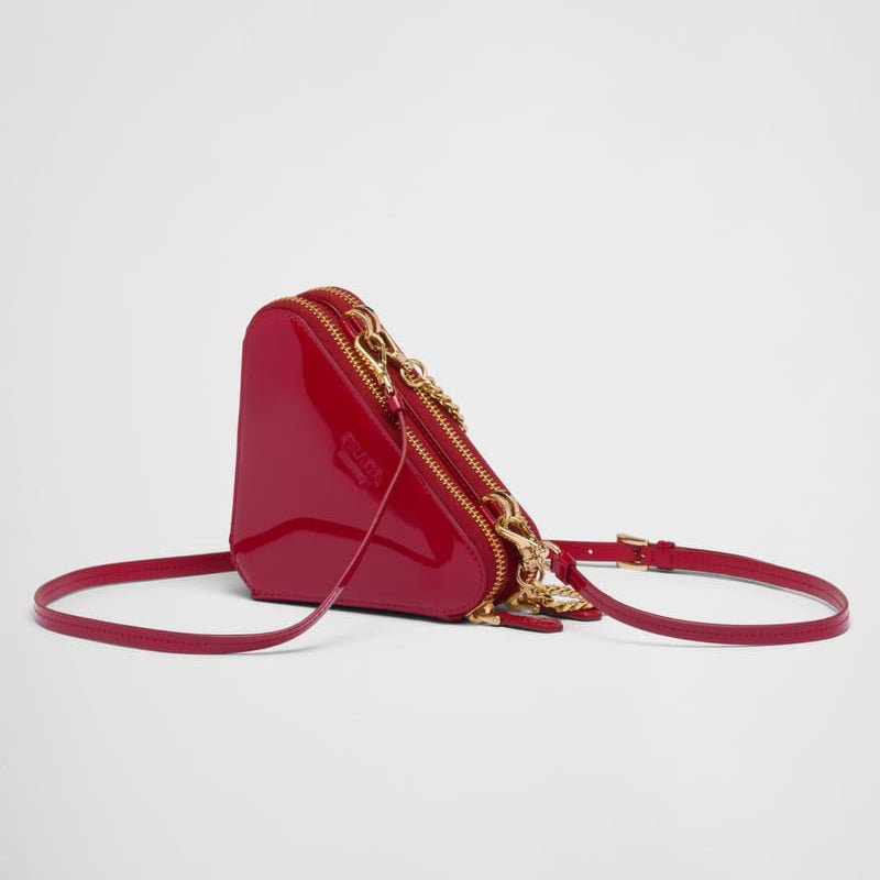 Prada Patent Leather Mini Pouch 4