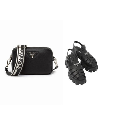 Prada Perfection: Bag and Sandal Bundle - BEAUTY BAR