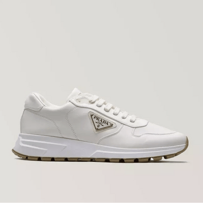 Prada Prax Nappa Leather Logo Sneakers - BEAUTY BAR