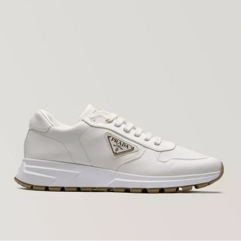 Prada Prax Nappa Leather Logo Sneakers - BEAUTY BAR