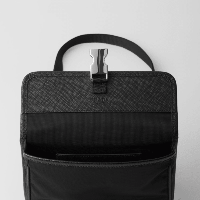 Prada Re-Nylon And Saffiano Leather Smartphone Case 4