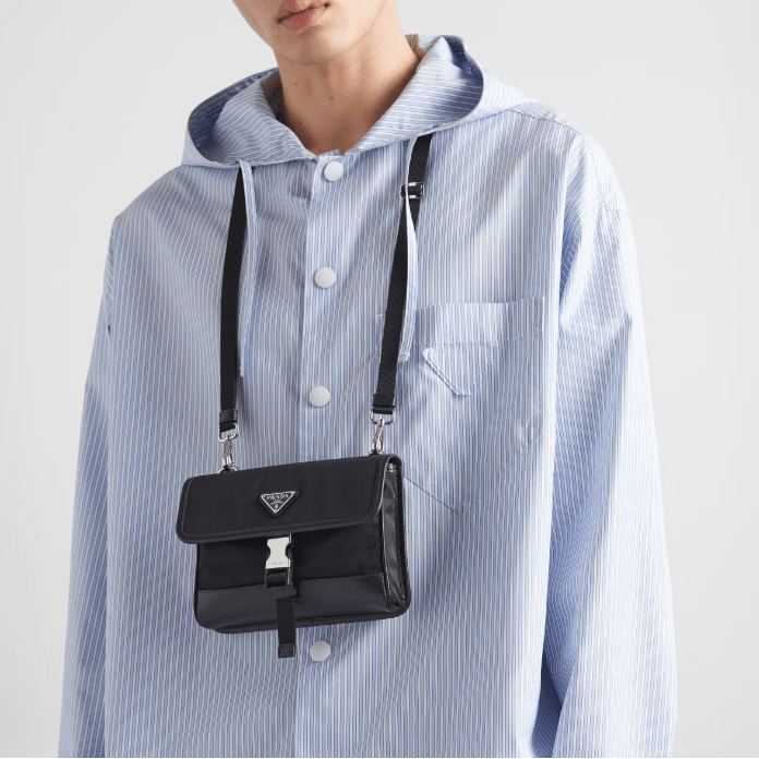 Prada Re-Nylon And Saffiano Leather Smartphone Case 3