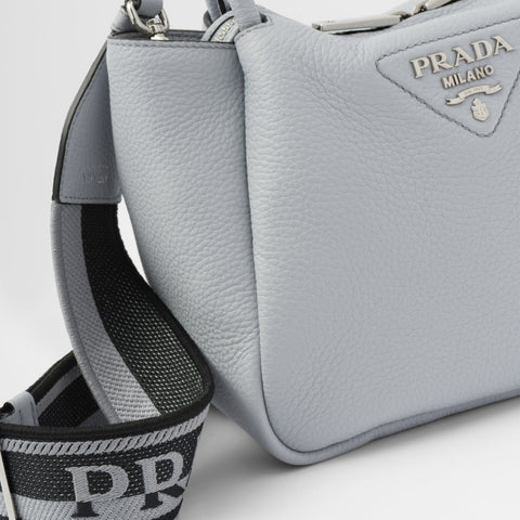 Prada Small Leather Baby Blue Handbag - BEAUTY BAR