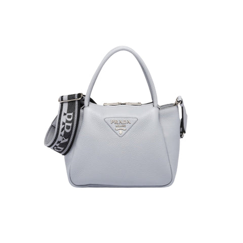 Prada Small Leather Baby Blue Handbag - BEAUTY BAR