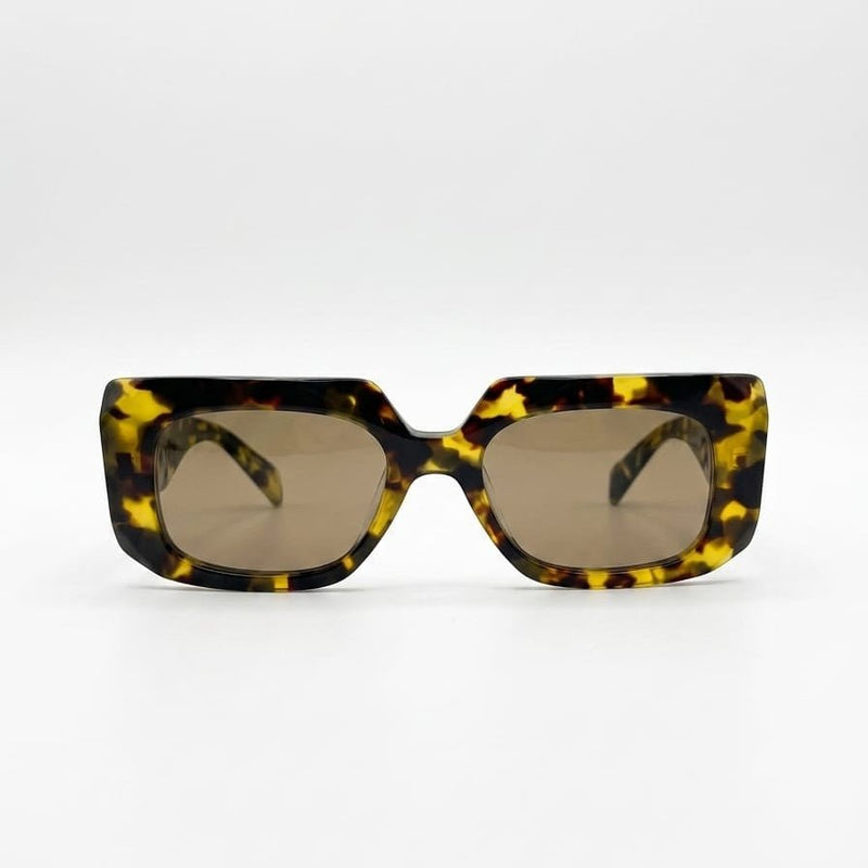 Prada Sunglasses The Tortoise Geometric Frame