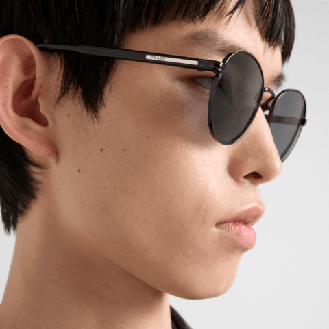 Prada Sunglasses With Iconic Metal Details - BEAUTY BAR