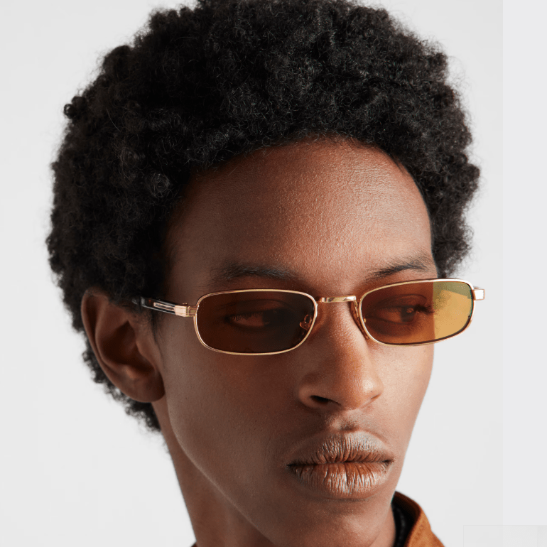 Prada Sunglasses With The Iconic Metal Plaque 3
