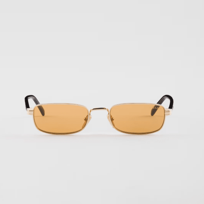 Prada Sunglasses With The Iconic Metal Plaque