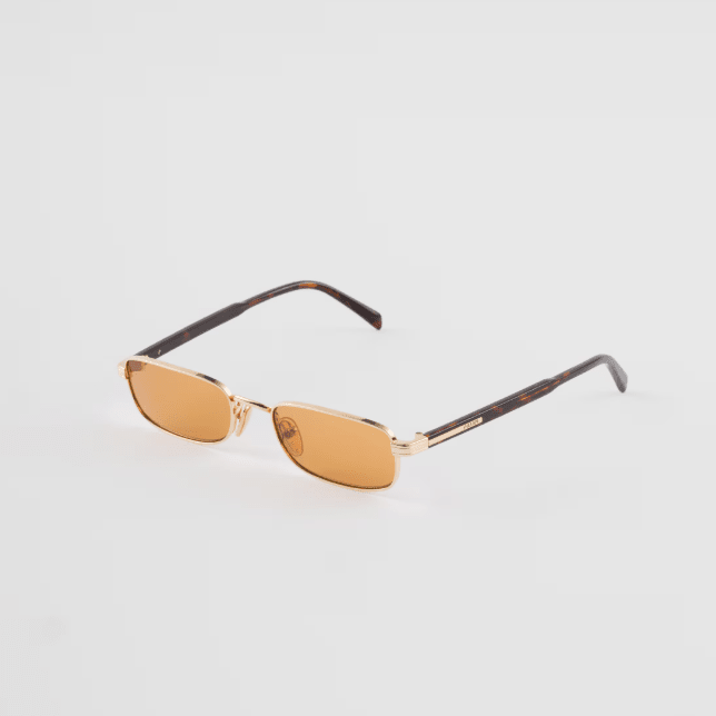 Prada Sunglasses With The Iconic Metal Plaque 2