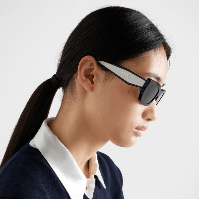 Prada Sunglasses With The Prada Color Slate Gray Lenses 3