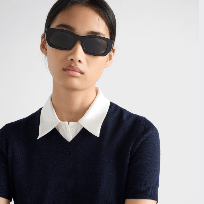 Prada Sunglasses With The Prada Color Slate Gray Lenses 2