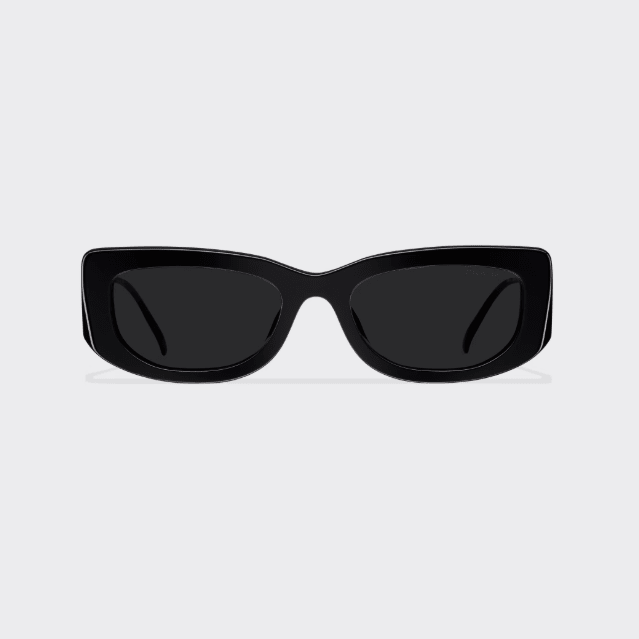 Prada Sunglasses With Triangle Logo Slate Gray Lenses 5