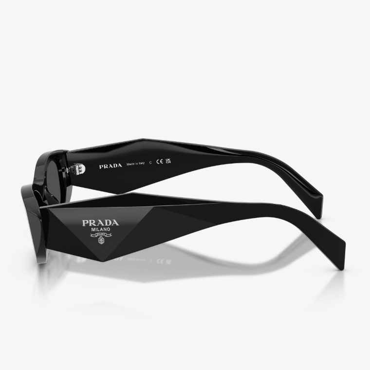 Prada Symbole Black Geometric Sunglasses 2