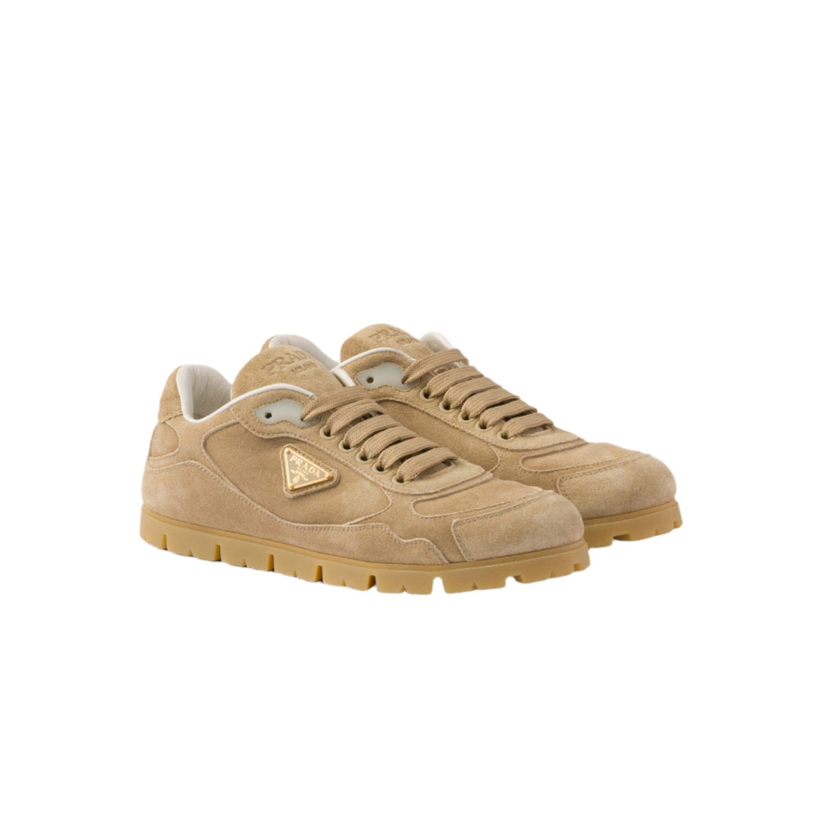Prada Trail Faded Suede Sneakers 1