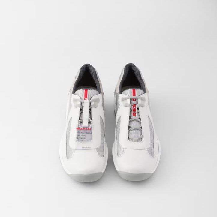 Prada White America’s Cup Original Sneakers 4