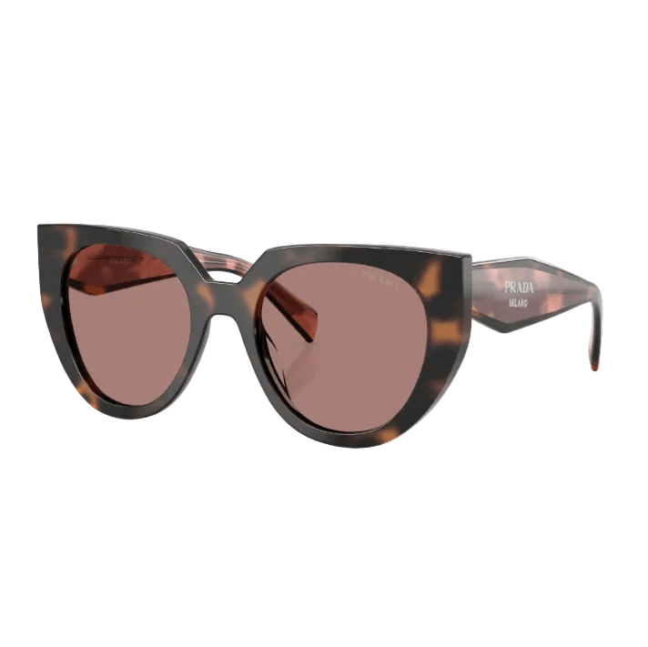 Prada Women's Oversized Tortoise Frame Sunglasses Brown
