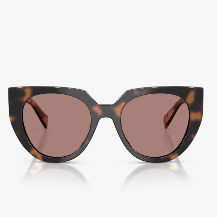 Prada Women's Oversized Tortoise Frame Sunglasses Brown 3