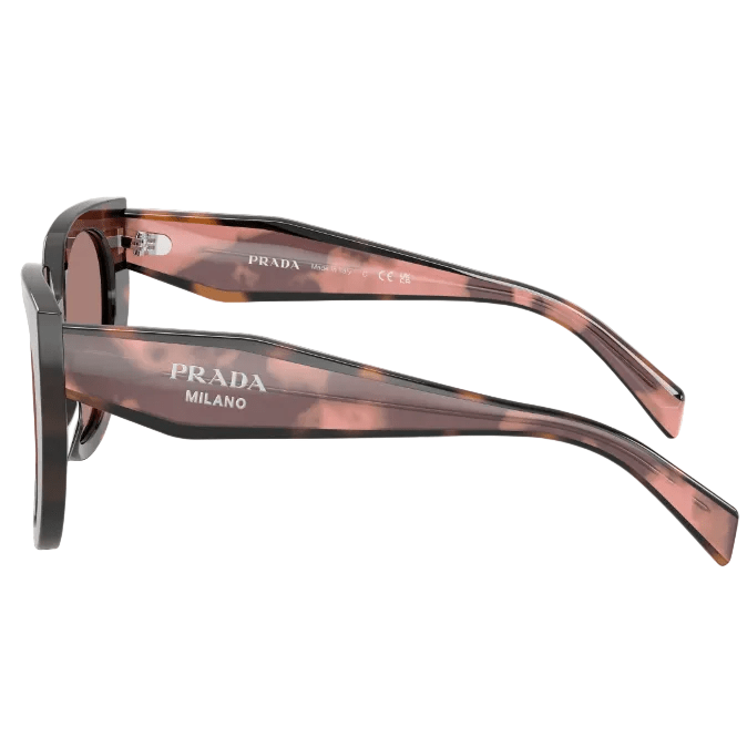 Prada Women's Oversized Tortoise Frame Sunglasses Brown 2