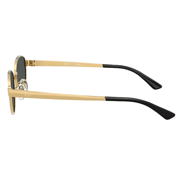 Ray-Ban Sunglasses Oval Polished Arista Gold Metal 6