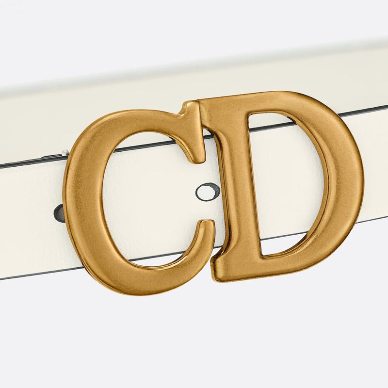 Dior Saddle Belt White Ultrasoft 3