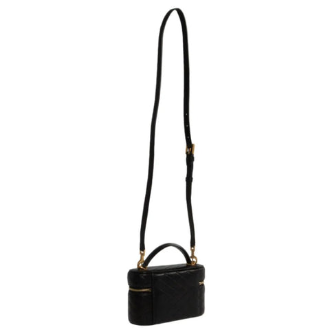 Saint Laurent Black Vanity Bag With Cassandre In Quilted Leather Woman - BEAUTY BAR
