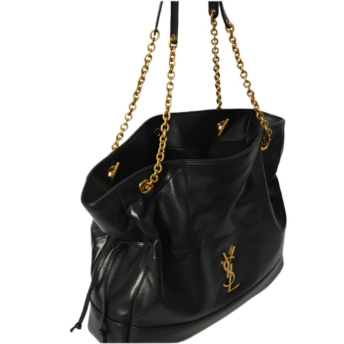 Yves Saint Laurent Jamie Shopping Bag – Black Quilted Leather With Tonal 3