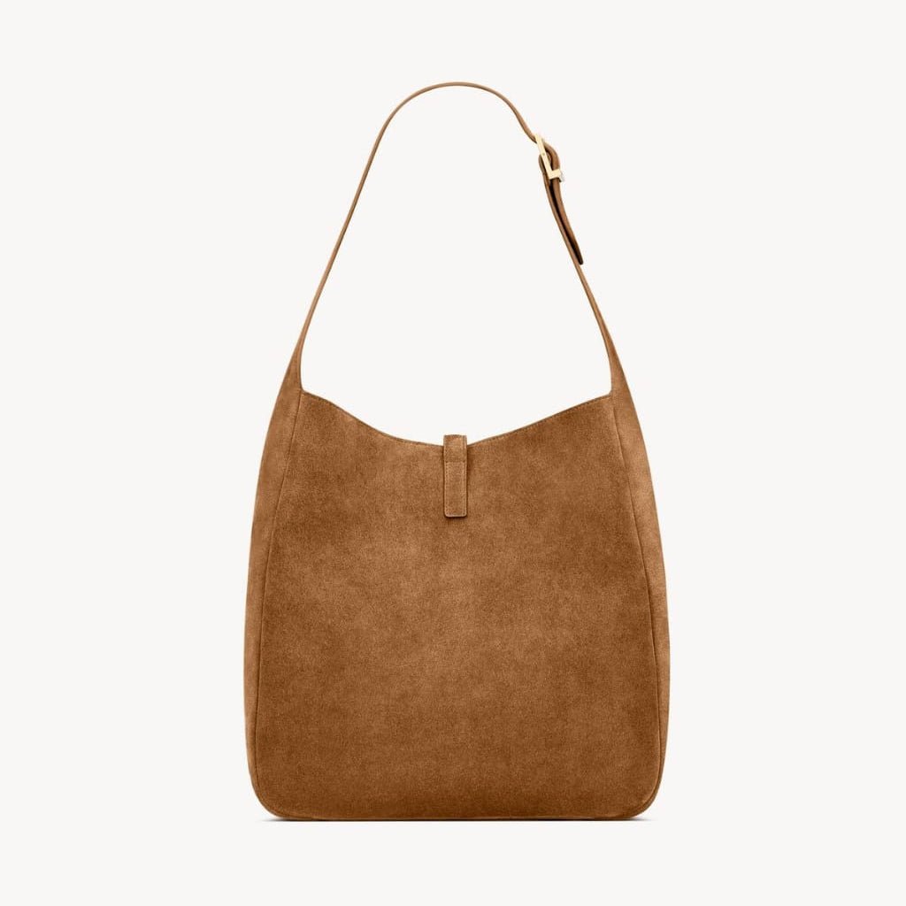 Saint Laurent LE 5 À 7 Supple Large In Suede 2
