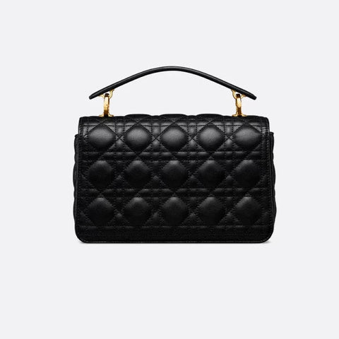 Small Dior Jolie Top Handle Bag Black - BEAUTY BAR