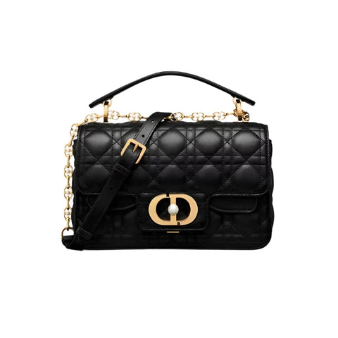 Small Dior Jolie Top Handle Bag Black - BEAUTY BAR