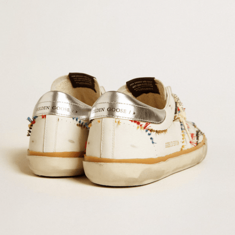 Super - Star LTD With Perforated Star And Metallic Leather Heel Tab - BEAUTY BAR