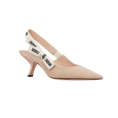 Technical Canvas Ribbon J'Adior Slingback - BEAUTY BAR