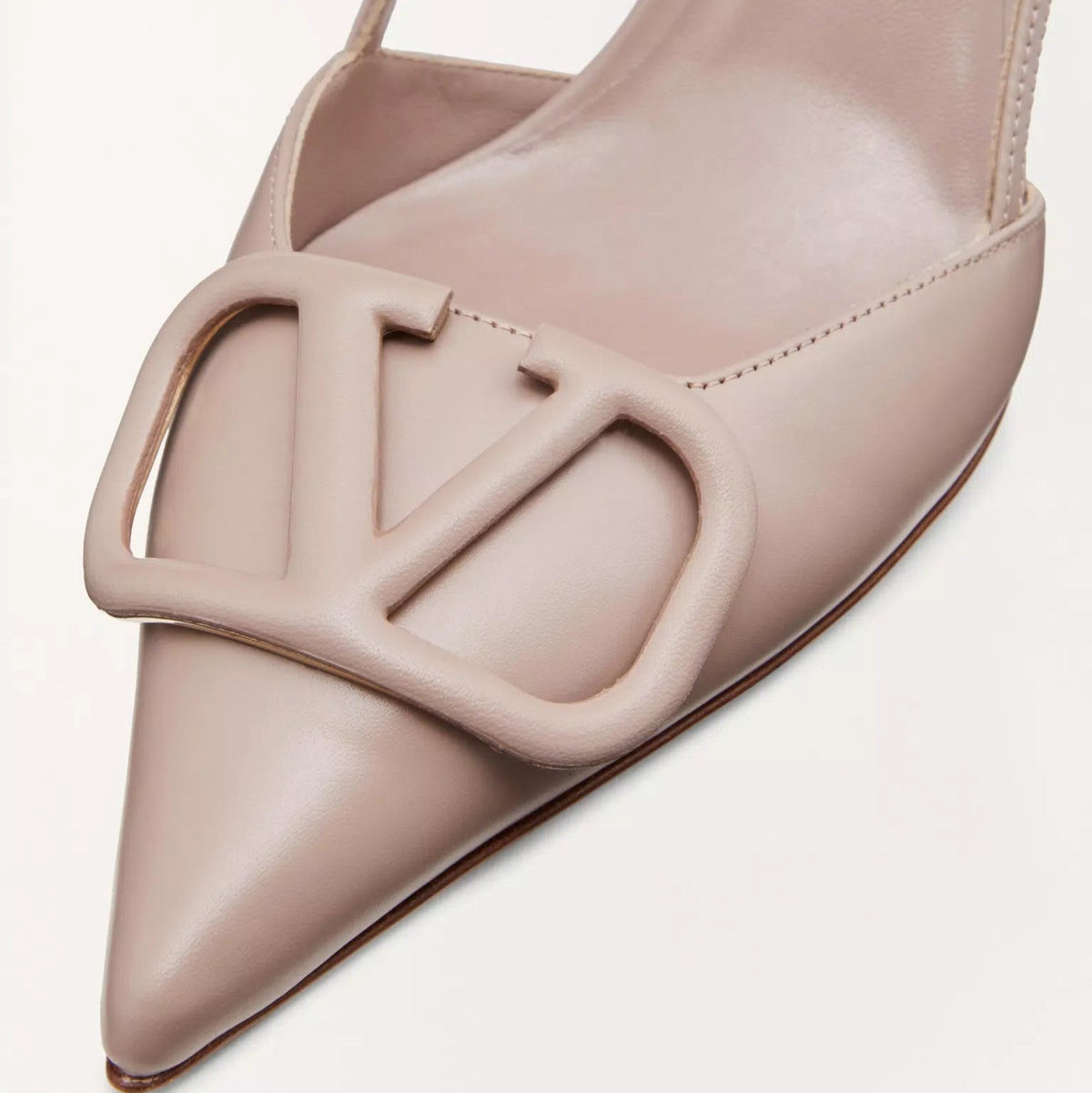 Valentine V Logo Signature Calfskin High Heel Sandal 3