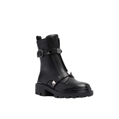 Valentino Garavani 40mm Roman Stud Combat Boots - BEAUTY BAR