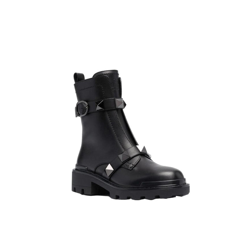 Valentino Garavani 40mm Roman Stud Combat Boots 2