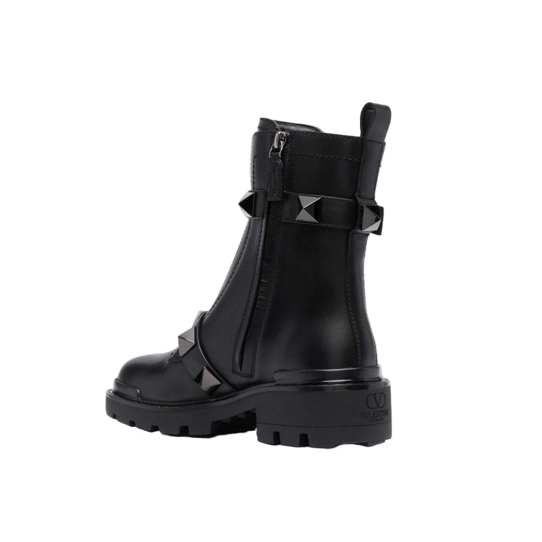 Valentino Garavani 40mm Roman Stud Combat Boots 3