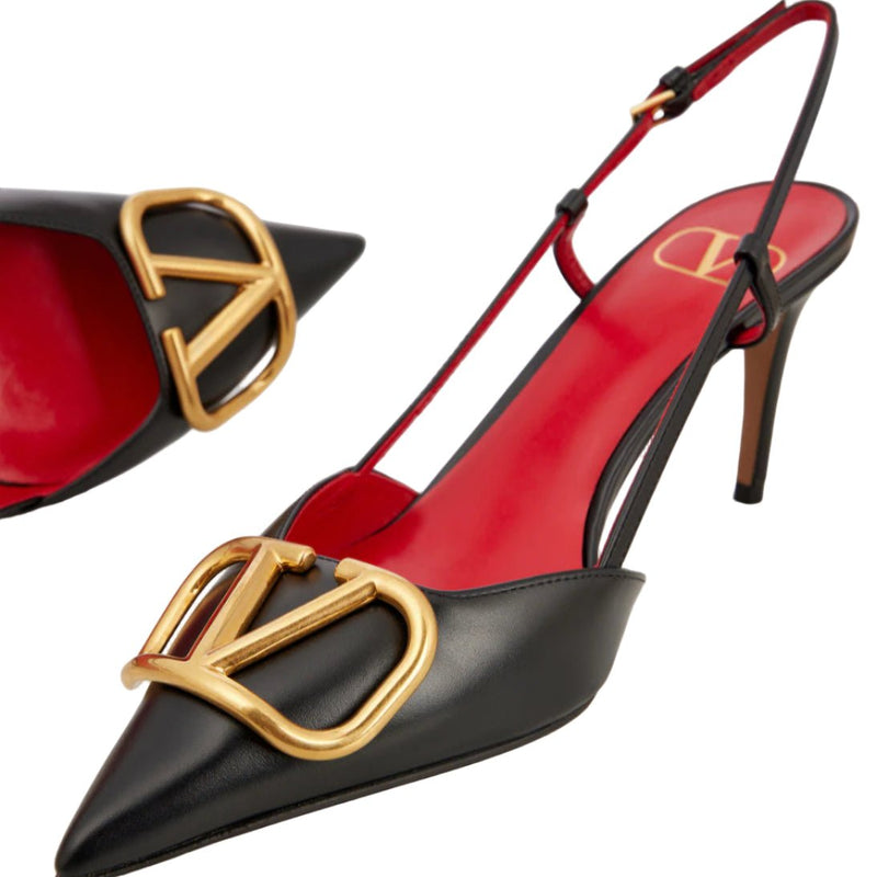 Valentino Garavani 80mm VLogo Signature Pumps Black 5