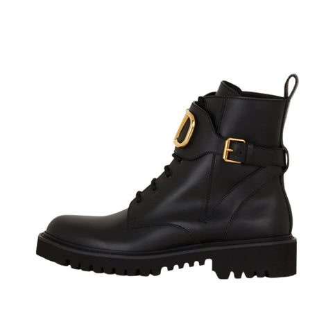 Valentino Garavani Lace - Up Boots Vlogo Signature - BEAUTY BAR