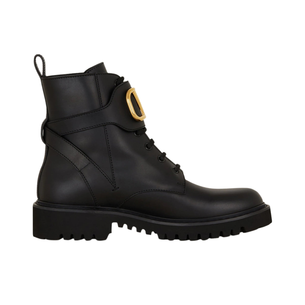 Valentino Garavani Lace-Up Boots Vlogo Signature 5