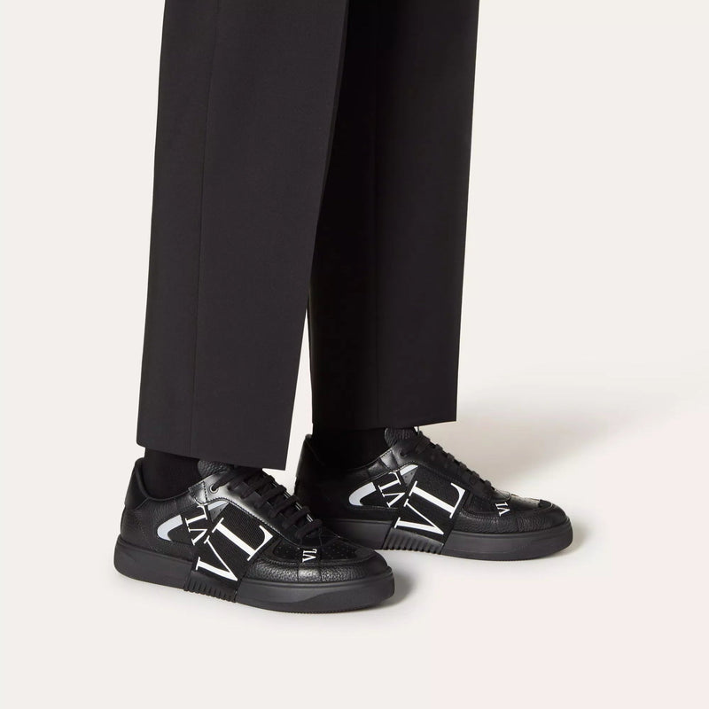 Valentino Garavani Low-Top Calfskin VL7N Sneaker With Bands 3