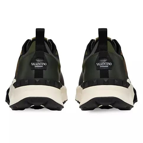 Valentino Garavani Low Top True Act Camouflage Sneakers In Rubberized Fabric 3