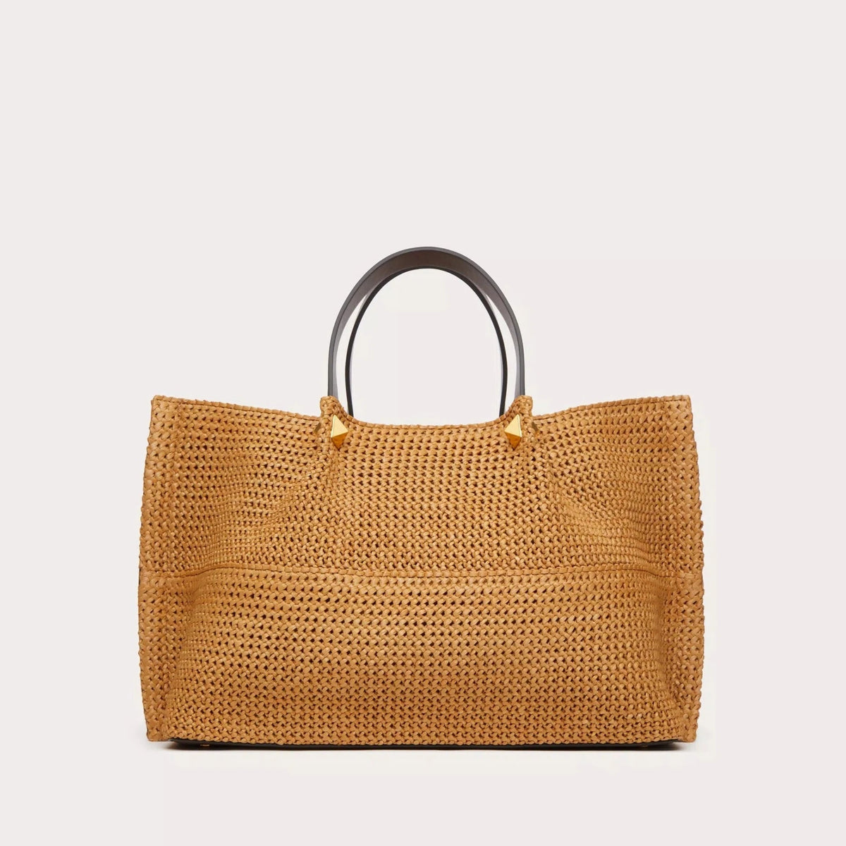 Valentino Garavani Medium Shopping Bag In Synthetic Raffia 4