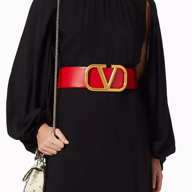 Valentino Garavani - Reversible Leather Belt (L) 5