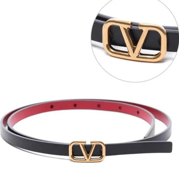  فالنتينو جارافاني - حزام جلد قابل للانعكاس بحجم صغير 2