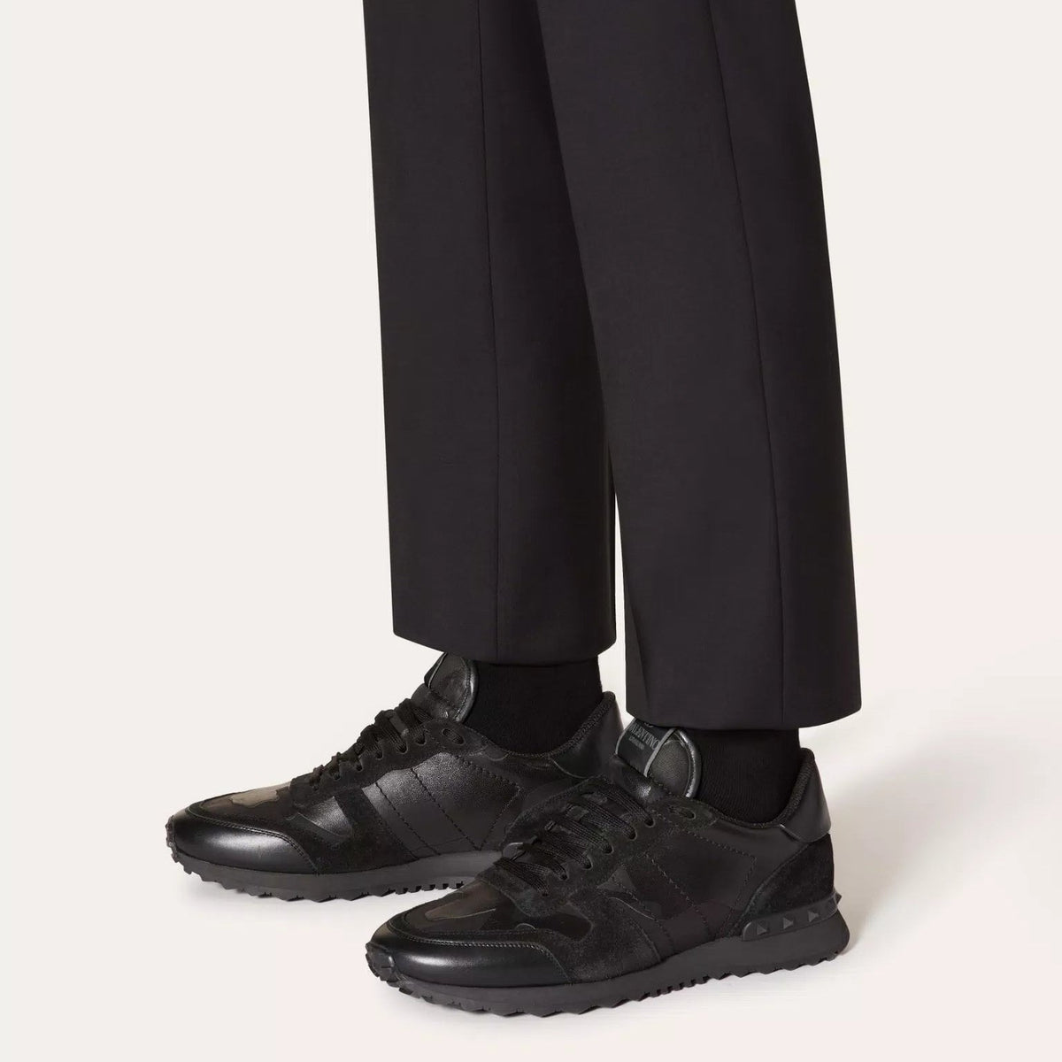 Valentino Garavani Rockrunner Camouflage Lace-Up Sneakers 6