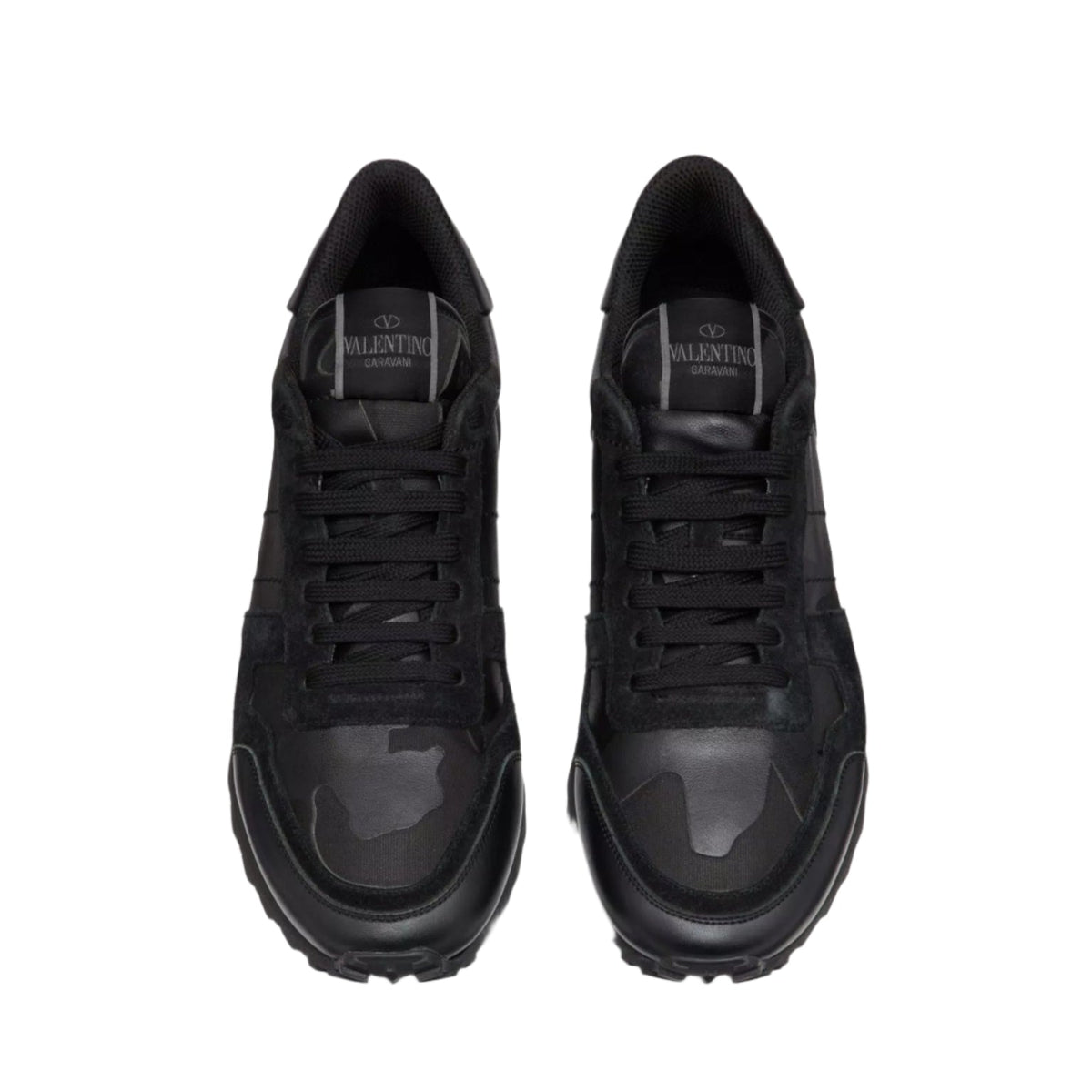 Valentino Garavani Rockrunner Camouflage Lace-Up Sneakers 3